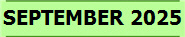 SEPTEMBER 2025